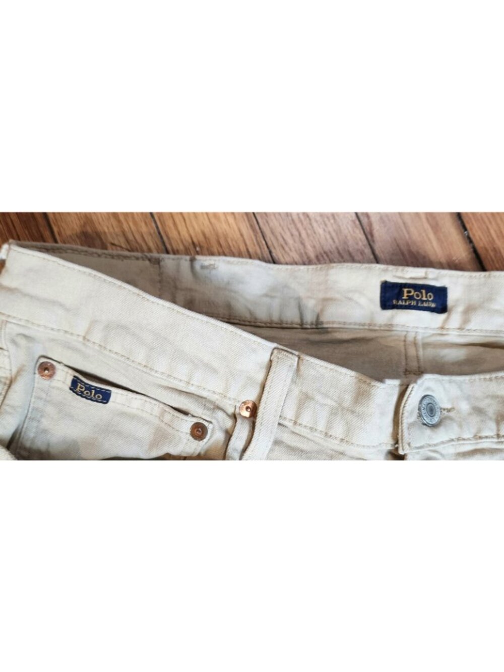 Polo Ralph Lauren Jeans Mens 38x32 Khaki Varick S… - image 2